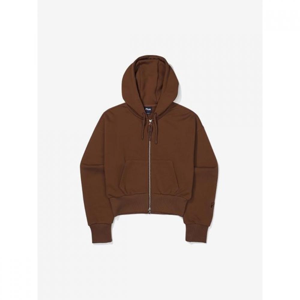 Fila Essential Crop Hooded Zip Up