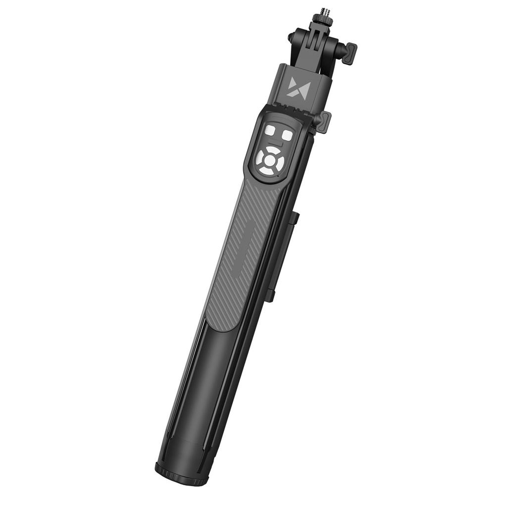 Selfie-Stick-Stativ für Fotos mit Gesichtserkennung 360 AI-Gestenerkennung - Schwarz