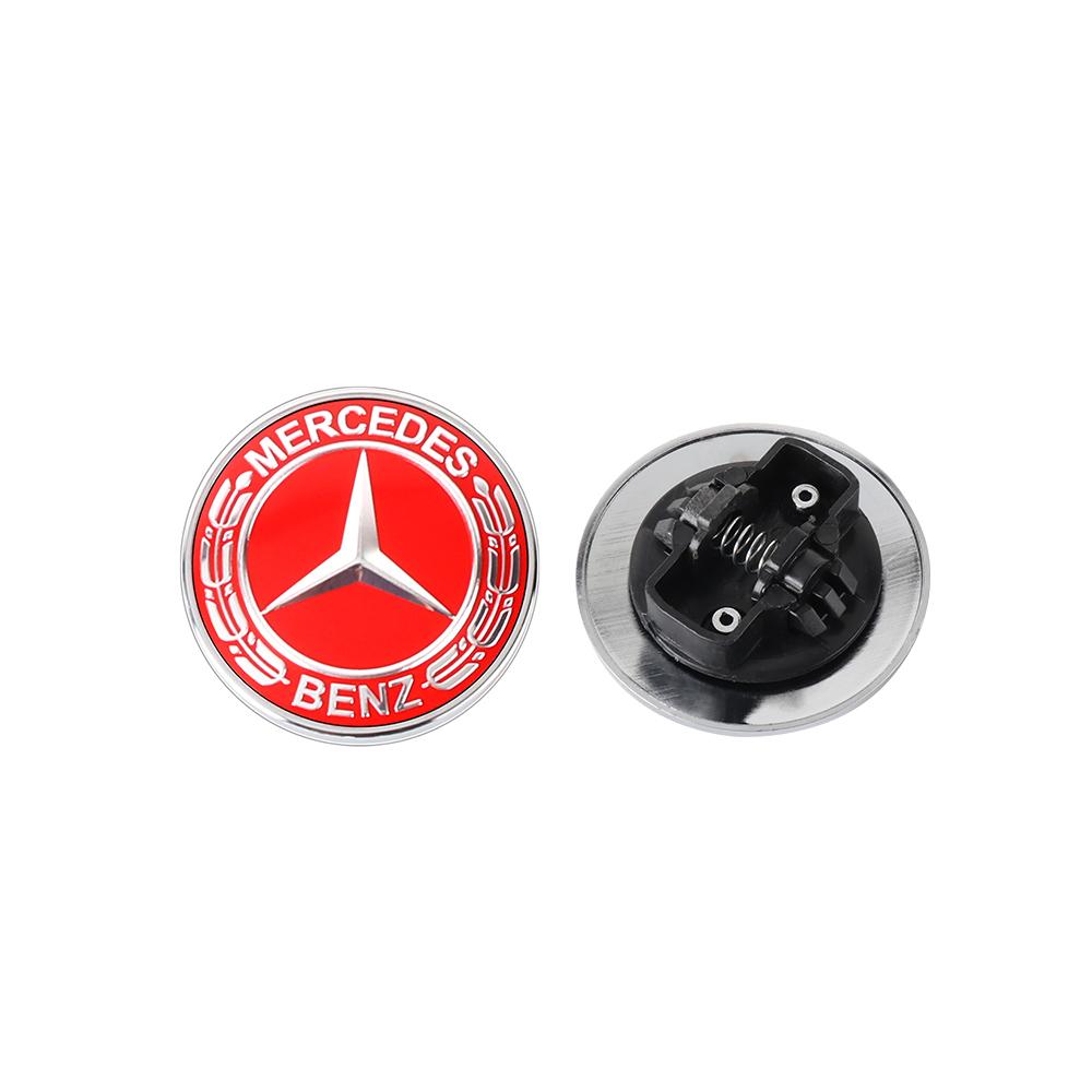 57mm Car Hood Logo Badge Replace Accessories For Mercedes Benz AMG W205 W211 W247 W176 W212 W220 W177 W247 W176 CLS CLA CLK GLC BG1