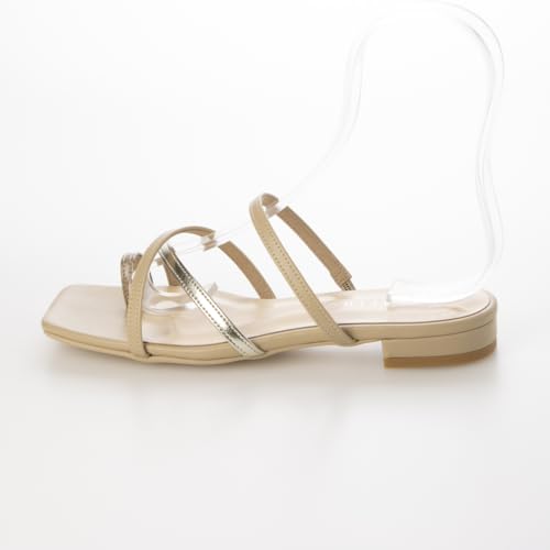 Carino CAUK44081 Women's Beige Combination Sandals, Small
