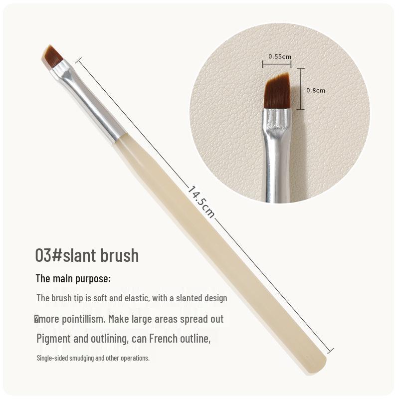 Nail Art Pen for Line Drawing, French Ombre, Gradient, Dotting, and Floral Designs – Light Therapy Tool Brush