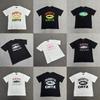Unisex Streetwear Oversized Cotton Tee With Geometric Print Loose Fit Short Sleeve T-Shirt Men Women