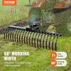 Tow Behind Landscape Rake 60" Lawn Dethatcher Rake with 21 Steel Tines