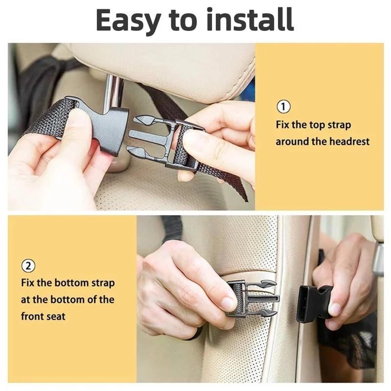 Convenience Car Back Seat Storage Bag 2025 New Family Outdoor Travel Bag Suitable Kid Toy Supplies Ect Car Back Seat Storage Bag