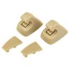 2Pcs Sun Visor Support Clip 95994975 ABS & PC Beige