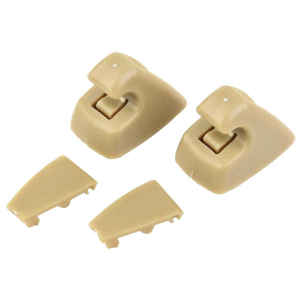 2Pcs Sun Visor Support Clip 95994975 ABS & PC Beige