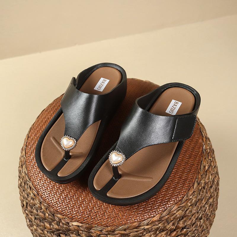 Set of toe women's shoes new slippers summer sandals women's casual women's drag breathable summer drag flat-bottomed versatile shoes