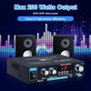 AK35 800W Heim-Leistungsverstärker 2-Kanal Bluetooth 5.0 Surround-Sound FM USB Fernbedienung Mini HIFI Digitaler Stereo-Verstärker