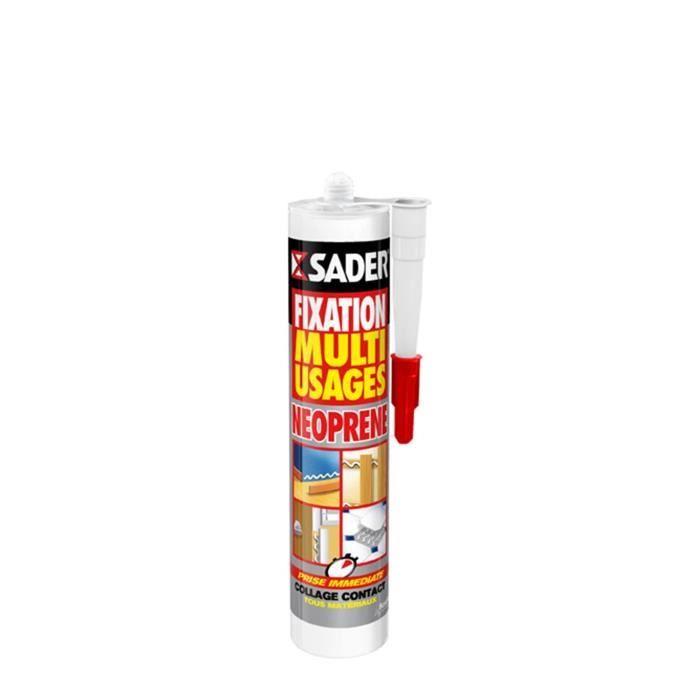 SADER Colle fixation néoprène multi usages - 310 ml