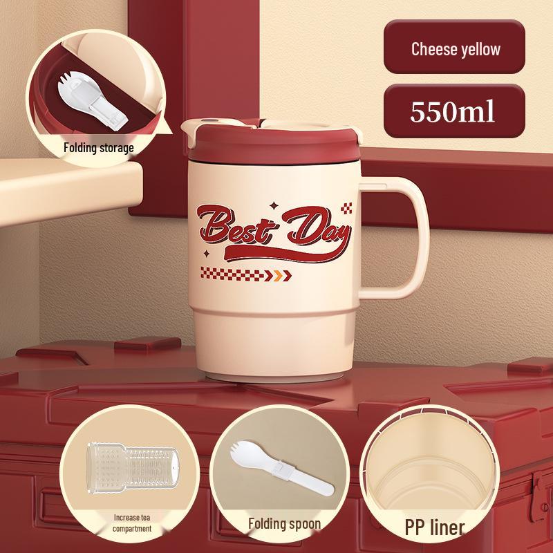 304 Double-Layer Stainless Steel Travel Thermos Mug