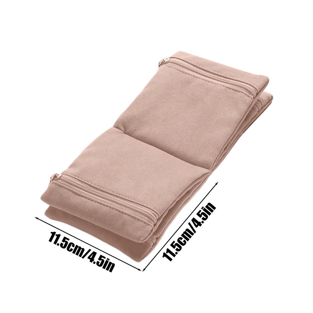 Jewelry Pouches For Storage 4 Pockets Jewelry Storage Bags With Zipper Portable Rings Pouches For Bracelet Earrings Rings Travel