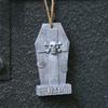 Halloween Skulls Tombstones Pendant Decoration Haunted House Cemetery Coffin DIY Garden Yard Outdoor Halloween Party Prank Props