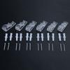 Clear Blind Cord Holder Roller Shade Safety Chain Retainer Cord Guide Fixation Hooks for Blinds Cord Beaded Chain Clip