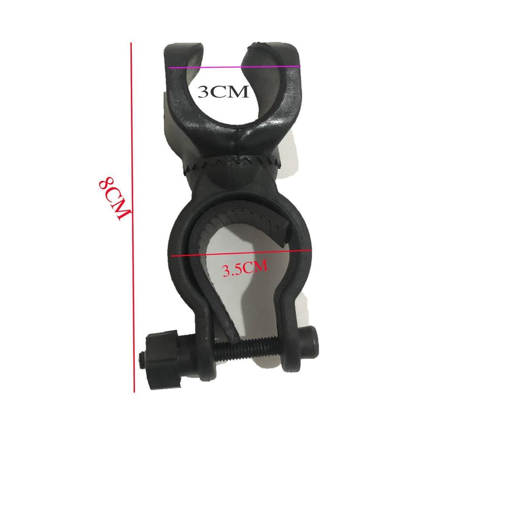 U-förmige Schienenklemme Fahrradlicht-Montagehalter Universeller Taschenlampen-Lampenhalter Montagen Schiene Taktisches Licht Jagdtaschenlampen-Klemme