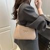 Fashion casual bow shoulder bag spring and summer new texture messenger bag simple underarm bag