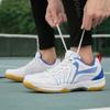 2026 Black Red Men Badminton Shoes Couple Outdoor Breathable Outdoor Unisex Sneakers Handball Women Professional Sport Shoes
