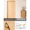 Self-Adhesive Wood Grain Door Renovation Sticker - Waterproof Decorative Cover-Up for Old Doors