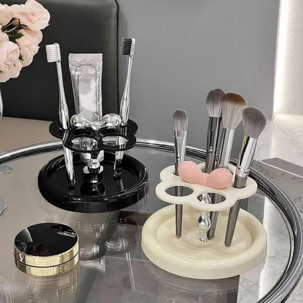 Plastic Electric Toothbrush Holder Decorative Makeup Brush Storage Rack  Bedroom