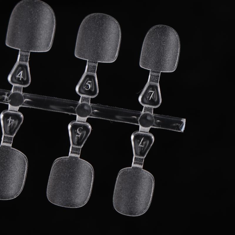 100Pcs Kids False Nails Press On Nails Coffin Artificial Nails Clear Fake Nail Tips For Extension Manicure Tool