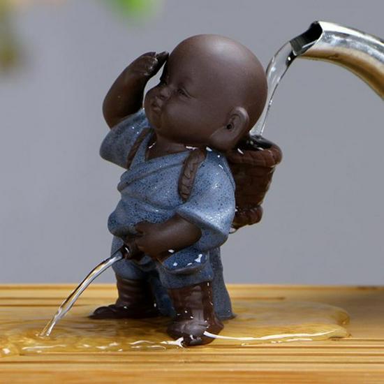 Yixing Zisha Ceramic Urinating Child Tea Pet for Kung Fu Tea Sets