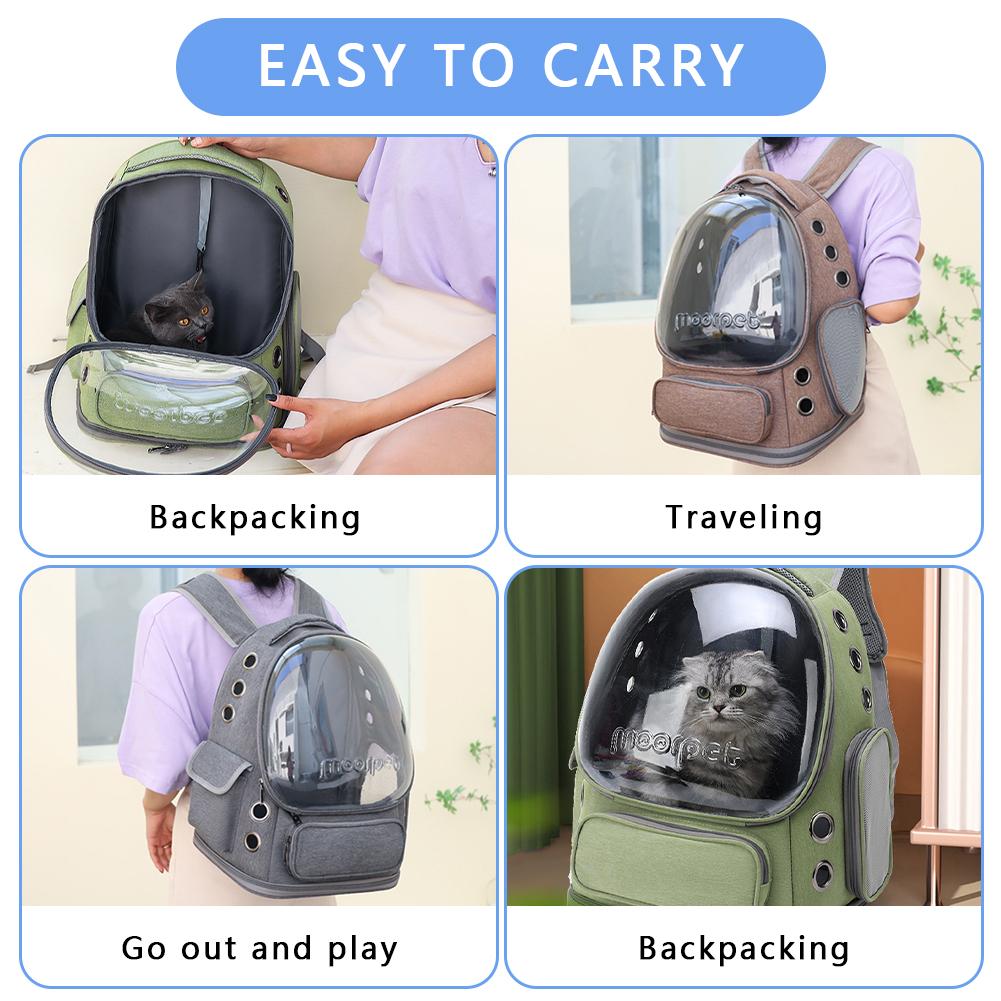 Pet Dog Carrier Cat Backpack Outdoor Travel Breathable Shoulder Bags for Small Dog Cat Transport Bag Portable Dog Accessories