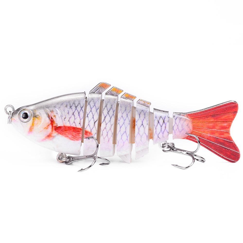 10cm Bionic Swimming Bait 7 Segment Bionic Fishing Lures New Hard Bait  For All Kinds Of Fish