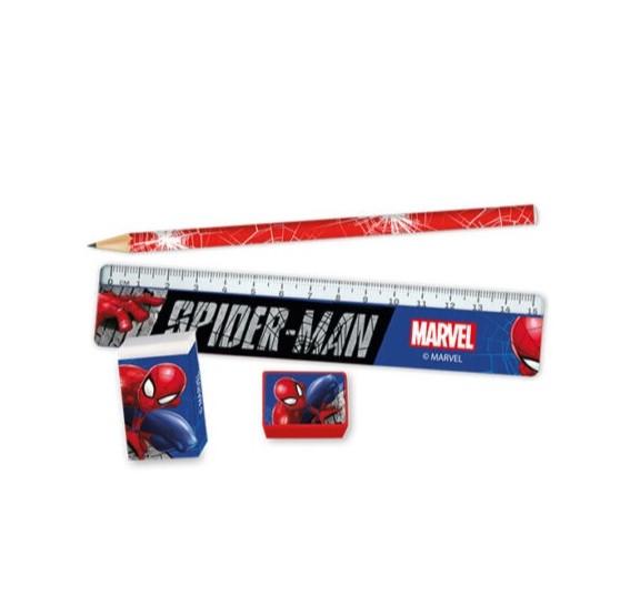 Piórnik z wyposażeniem przybory szkolne Spiderman Marvel Kids Euroswan 1szt