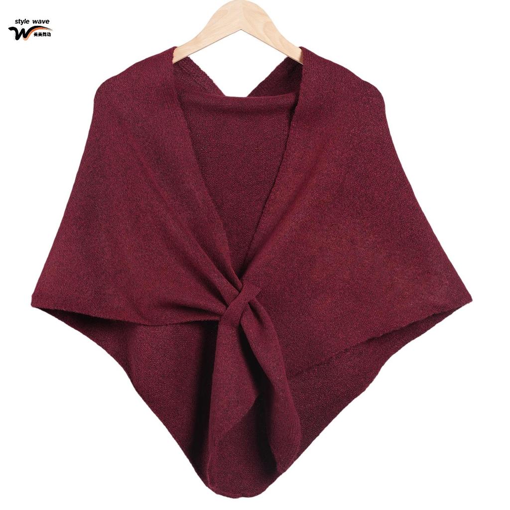 Women S Elegant Triangle Scarf Warm Neck Wrap For Autumn Winter Versatile