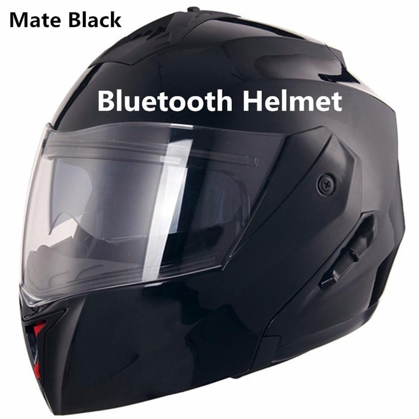 2025 HOT SELL DOT Standard Helmet with Built-in Intercom System Bluetooth Communication And FM Radio for Motorcycle Riders