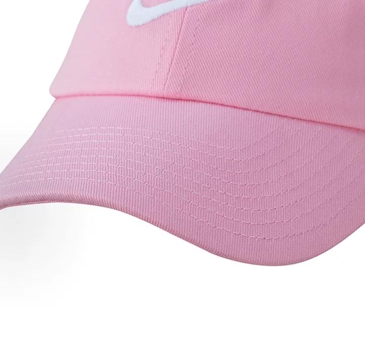 Nike Vintage Logo Embroidered Curved Brim Hat for Young Men Women, Adjustable Breathable UV Protection Headwear   N32543018GS-003