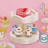 Carousel Automatic Rotating Cake Machine Lights Music Macarons Dessert Display Turntable Rack Revolving Plates