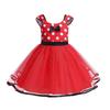 Minni Mouse Baby Girls Dress Fancy Birthday Party Cosplay Costume Polka Dot Cute Carnival Party Easter Costume for 1-5 Years