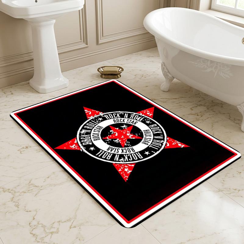 Rock Star Living Room Nonslip Area Rug Soft Carpet For Bedroom Game Playroom Sofa Office Home Decor Doormat Christmas Gift C9262083