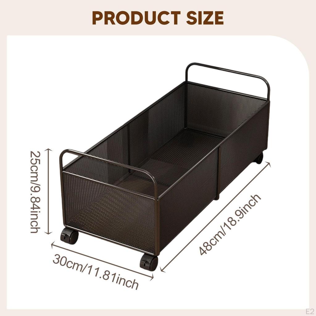 File Cart On Wheels for Mobile Bookshelf And Organizer Home Folders