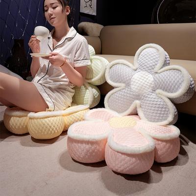 Cartoon Ice Doudou Flower Petal Cushion Home Sofa Pillow Cushion Girls Bedroom Tatami Futon Cushion