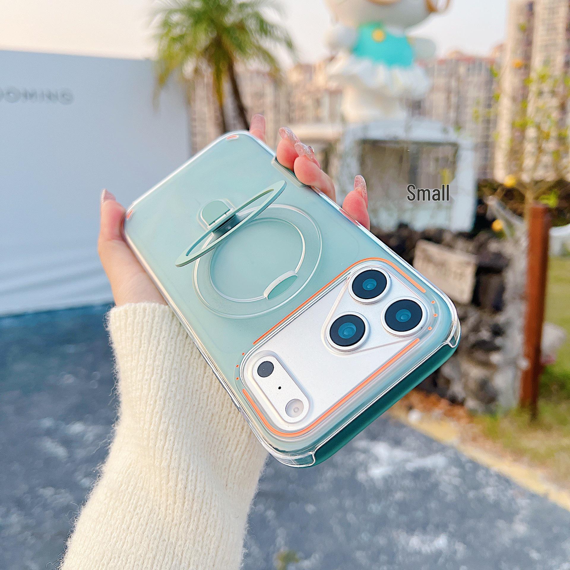

Vibrant 2-in-1 Case for iPhone 16 Pro Max: Magnetic Stand, Anti-Drop Cover iPhone 17 Pro