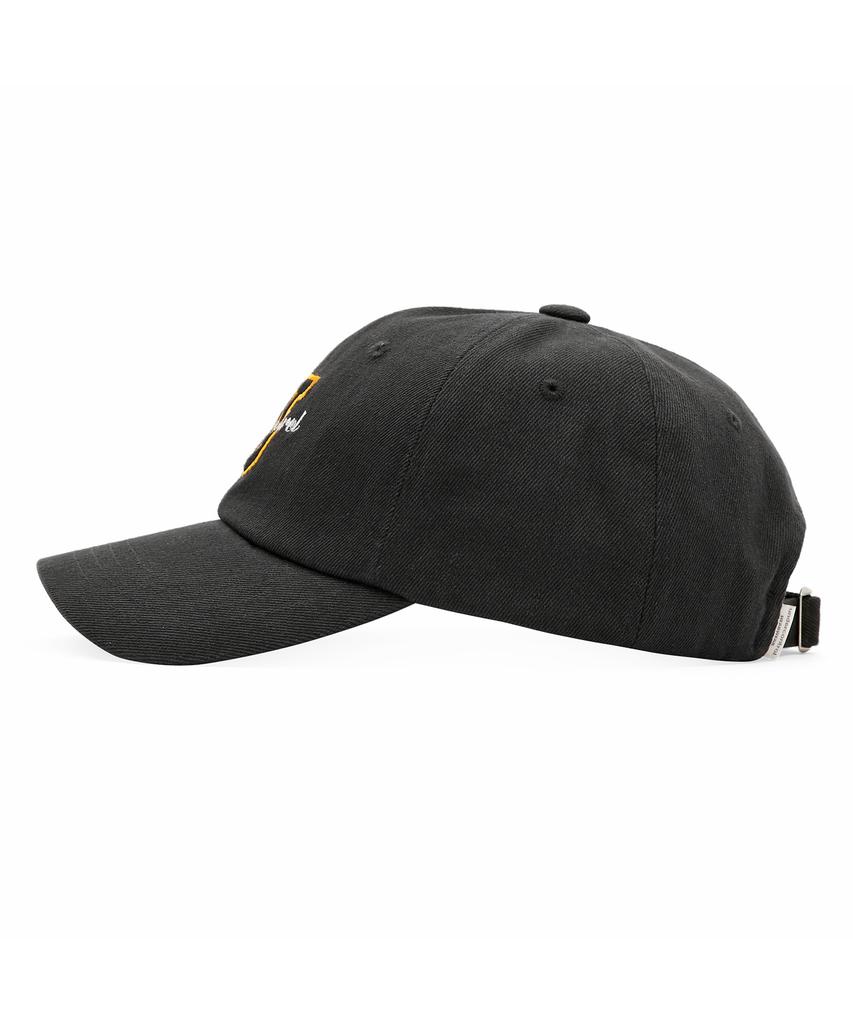 Eondeokeonteulol All-Season Washed Cotton Vintage Soft Top Logo Ball Cap Unisex Baseball Cap Sports Crew / Washed B B / Charcoal