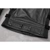 Chinese Size Motorcycle Cowhide Genuine Leather Jacket Men Slim Stone Milled Retro Jacket Calfskin Coat Men Moto Biker Riding Clothes