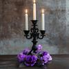 Realistic Halloween Candlestick Wreath Artificial Flower Vine Ring  Home Holiday Decorations