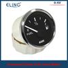 KUS  52mm Universal Car Boat Fuel Level Gauge 0-5V Fuel Level Meter with Red and Yellow Backlight for Motorcycle Yacht