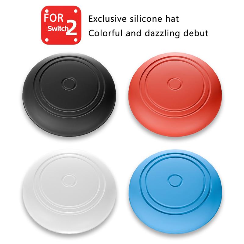 8 Stück Silikon Anti-Rutsch Joystick Kappen Set für Switch 2 Joy-Con Gamepad Daumenstick Joystick Abdeckung Daumenstick Controller Griffkappe