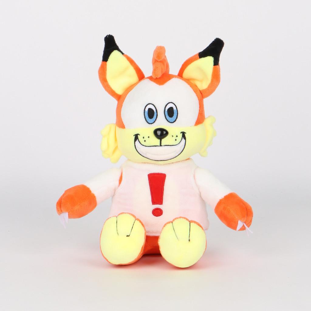 Bubsy Plush Fox Toy Animal Stuffed Doll Cartoon Kids Bedroom Decoration Gift
