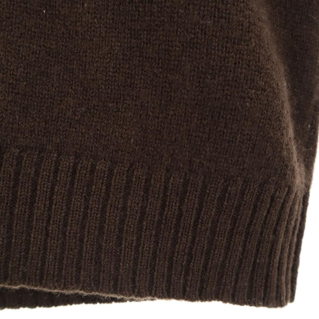 Calvin klein Long sleeve V neck sweater M Brown knit Women Used