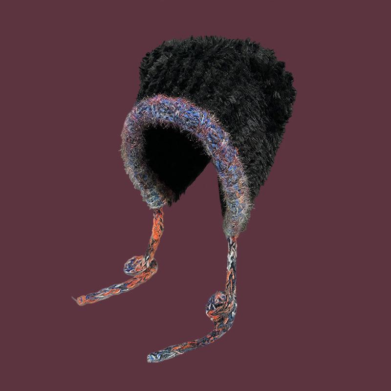 New Stacking Hat Wool Hat Women's Autumn and Winter Lei Feng Cold and Warm Knitted Hat Headgear