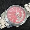 Seiko 5 AUTOMATIC 7009A VINTAGE REFURBISHED JAPAN MENS RED DIAL WATCH A445915-1