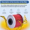 Oil Filter for Honda CB125 F MSX125 Z125 M GB350 NC750 CRF1000 CMX1100 CRF1100L GL1800 BD-M Gold Wing