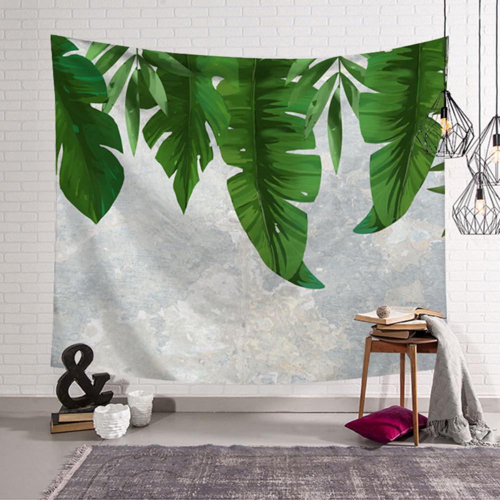 Ins Background Cloth Green Decoration Bedroom Hanging Cloth Room Decoration Painting Tapestry Wall Cloth
