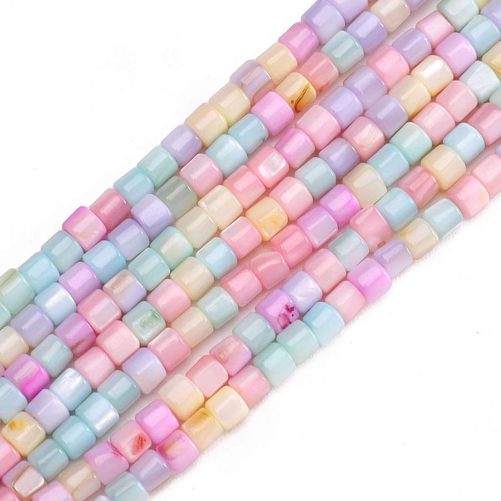 Natural Seashell Moon Round Star Beads For DIY Necklace Bracelet Earrings Jewelry Making