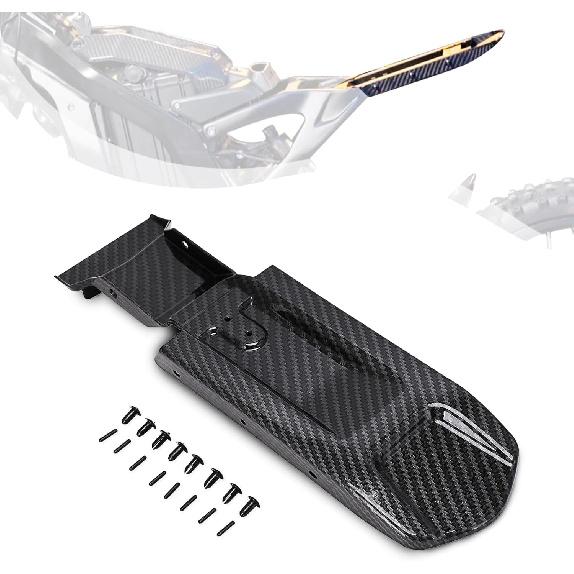 Rear Fender Inner Plate for Surron Light Bee,Imitation Carbon Fiber Rear Mudguard Mud Guards Seat Fender for Sur Ron Dirt Bike Light Bee X and S