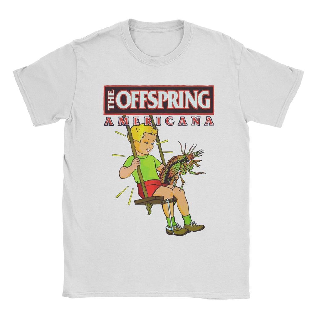Camiseta Offspring para Hombre 100% Algodón Camiseta Divertida Camisetas de Cuello Redondo Manga Corta Ropa Clásica